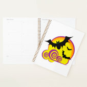 Vliegende Vleermuizen Halloween Night Volle Maan W Planner