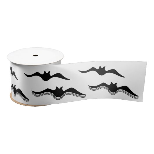 Vliegende vleermuizen, Halloween Satijnen Lint (Spoel)
