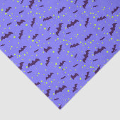 Vliegende vleermuizen in een spoky Sky-patroon Tissuepapier (Detail)