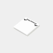 Vliegende vleermuizen post-it® notes (Schuin)