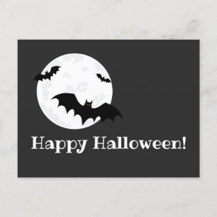 Vliegende vlekken en motorboor Halloween Briefkaart