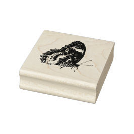 Vliegende vleugels gesloten Rubberzegel Rubberstempel