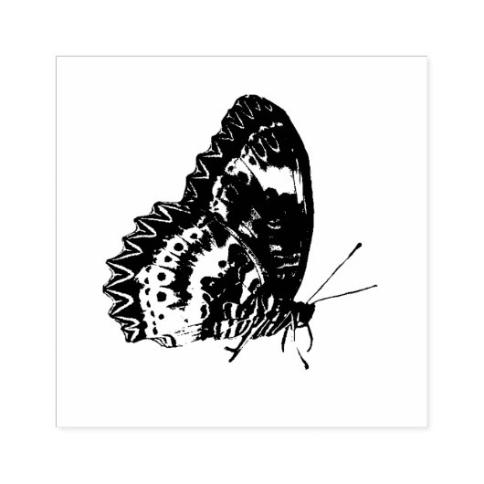 Vliegende vleugels gesloten Rubberzegel Rubberstempel (Afrduk)