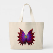 Vliegende vleugels Grote Canvas tas (Achterkant)