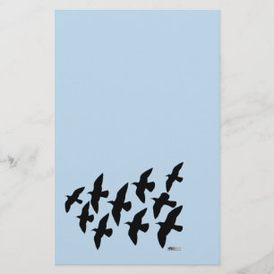 vliegende vliegduiven briefpapier