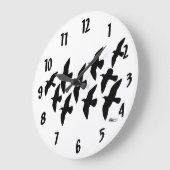 vliegende vliegduiven grote klok (Hoek)