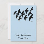 vliegende vliegduiven kaart (Voorkant)