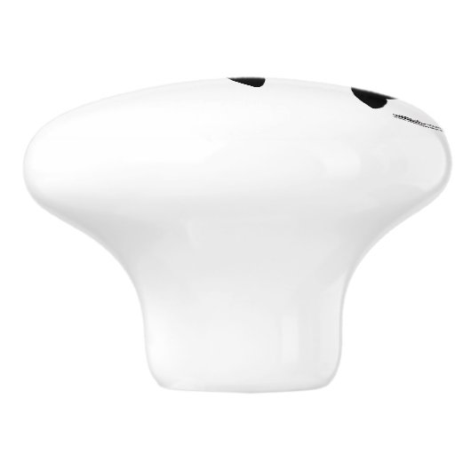 vliegende vliegduiven keramische knop (Zijkant)