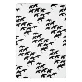 vliegende vliegduiven mini klembord (Achterkant)