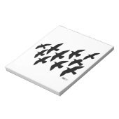 vliegende vliegduiven notitieblok (Linkerzijde)