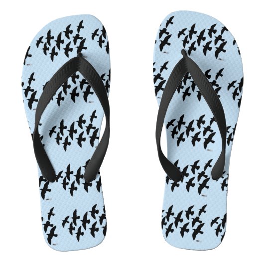 vliegende vliegduiven teenslippers (Voetbed)