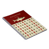 Vliegende vliegen Rustic Salmon  Notitieboek (Rechterzijde)