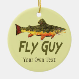 Vliegende vliegende vliegende vliegende jongen Man Keramisch Ornament