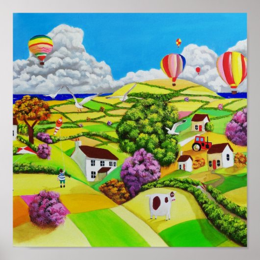 Vliegende vliegers poster (Voorkant)