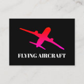 vliegende Vliegtuig-vlieger Visitekaartje (Voorkant)
