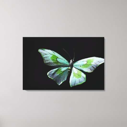 Vliegende vlinder canvas afdruk (Voorkant)
