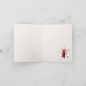 Vliegende vlinder en levende vogels kaart (Binnen)