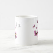 Vliegende vlinder koffiemok (Center)