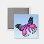 vliegende vlinder magneet (Voorkant / Achterkant)