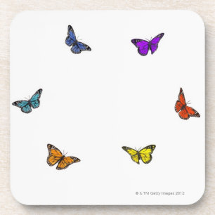 Vliegende vlinder onderzetter