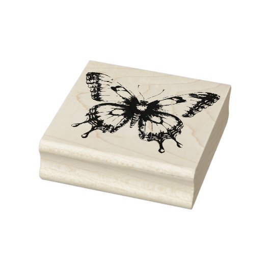 Vliegende Vlinder Rubberstempel (Stempel)