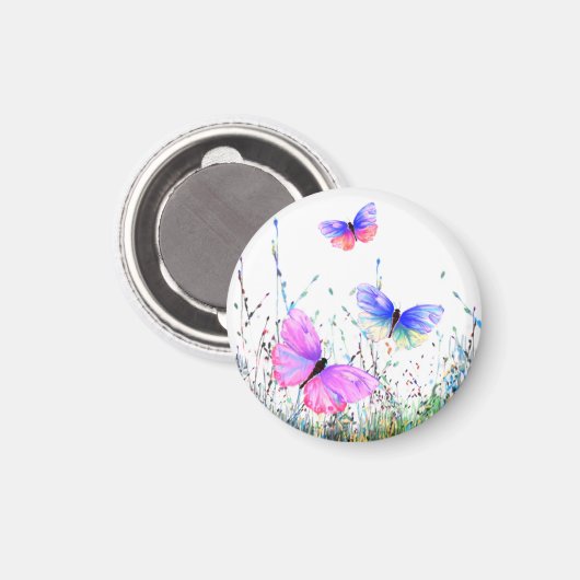 vliegende vlindermagneet magneet (Voorkant / Achterkant)