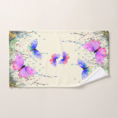 Vliegende Vlinders Badhanddoek Set Bad Handdoek (Handdoek)