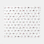 Vliegende Vlinders Fleece Deken met Rozen (Voorkant (Horizontaal))