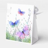 Vliegende vlinders geschenkdoos bedankdoosjes (Achterkant)