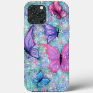 Vliegende vlinders iPhone Case