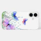 Vliegende vlinders iPhone Case (Achterkant (horizontaal))