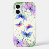 Vliegende vlinders iPhone Case (Achterkant)
