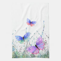 Vliegende Vlinders Keuken Handdoek Spring Joy