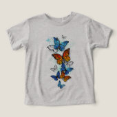 Vliegende Vlinders Morpho en Monarch (Design voorkant)