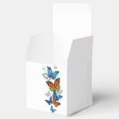 Vliegende Vlinders Morpho en Monarch Bedankdoosjes (Geopend)