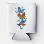 Vliegende Vlinders Morpho en Monarch Blikjeskoeler (Voorkant)