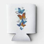 Vliegende Vlinders Morpho en Monarch Blikjeskoeler (Achterkant)
