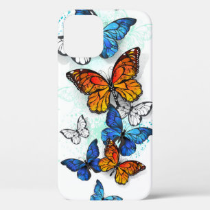 Vliegende Vlinders Morpho en Monarch Case-Mate iPhone Case