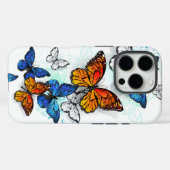 Vliegende Vlinders Morpho en Monarch Case-Mate iPhone Case (Achterkant (horizontaal))