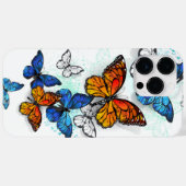 Vliegende Vlinders Morpho en Monarch Case-Mate iPhone Case (Achterkant (horizontaal))