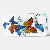 Vliegende Vlinders Morpho en Monarch Case-Mate iPhone Case (Achterkant (horizontaal))