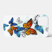Vliegende Vlinders Morpho en Monarch Case-Mate iPhone Case (Achterkant (horizontaal))