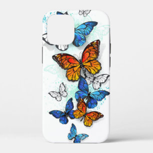 Vliegende Vlinders Morpho en Monarch Case-Mate iPhone Case
