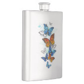 Vliegende Vlinders Morpho en Monarch Flacon (Rechts)