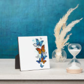 Vliegende Vlinders Morpho en Monarch Fotoplaat (Insitu)