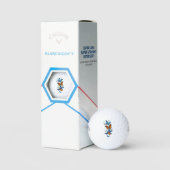 Vliegende Vlinders Morpho en Monarch Golfballen (Verpakking)