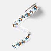 Vliegende Vlinders Morpho en Monarch Grosgrain Lint (Achterkant)