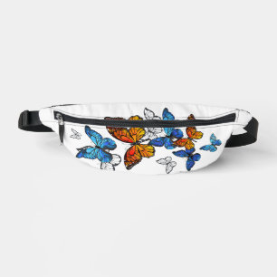 Vliegende Vlinders Morpho en Monarch Heuptasje