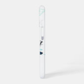 Vliegende vlinders Morpho en Monarch iPhone 16 Hoesje (Linkerkant)