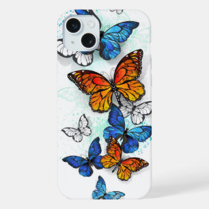 Vliegende Vlinders Morpho en Monarch iPhone 15 Plus Case